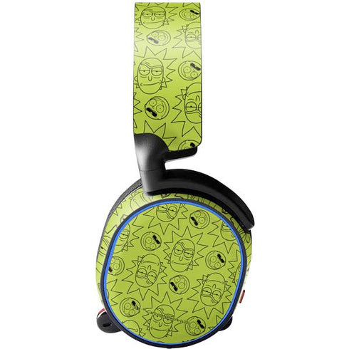 Adult Swim Rick and Morty Rick and Morty All Over Print SteelSeries Arctis 3 Skin